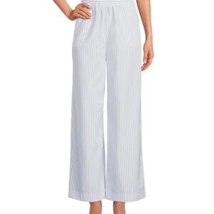 Gianni Bini Coordinating Kourtney Pinstripe Flat Front Pant - Size 8